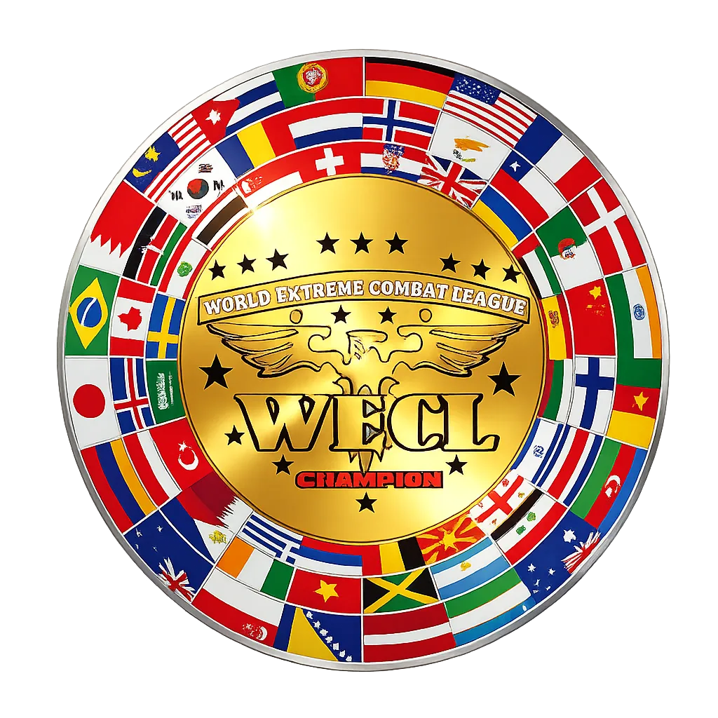 WECL — World Extreme Combat League champion medal